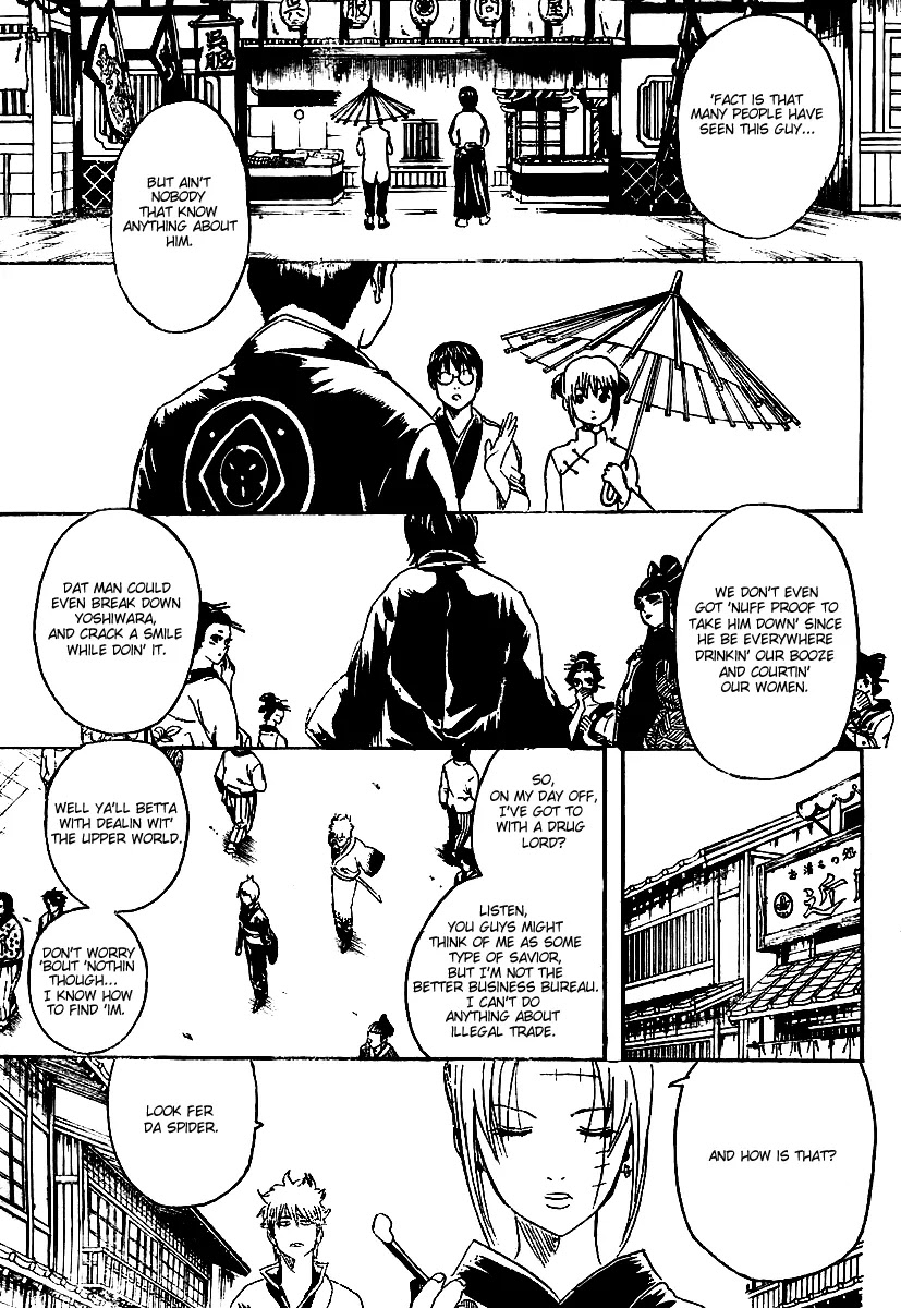 Gintama Chapter 254 page 9 - Chapter 254 : It's Bad Luck To See A Spider At Night