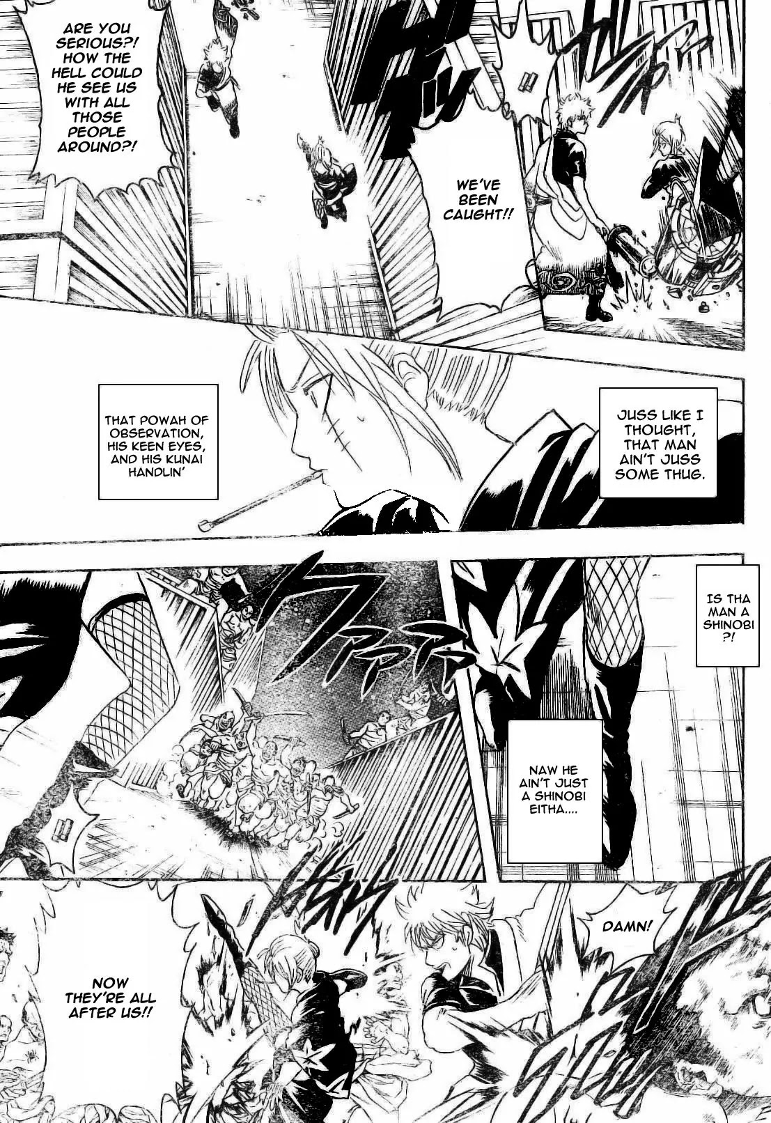 Gintama Chapter 255 page 6 - Chapter 255 : Get Caught Up In The Spider's Web, And You'll Be Hard Pressed To Escape