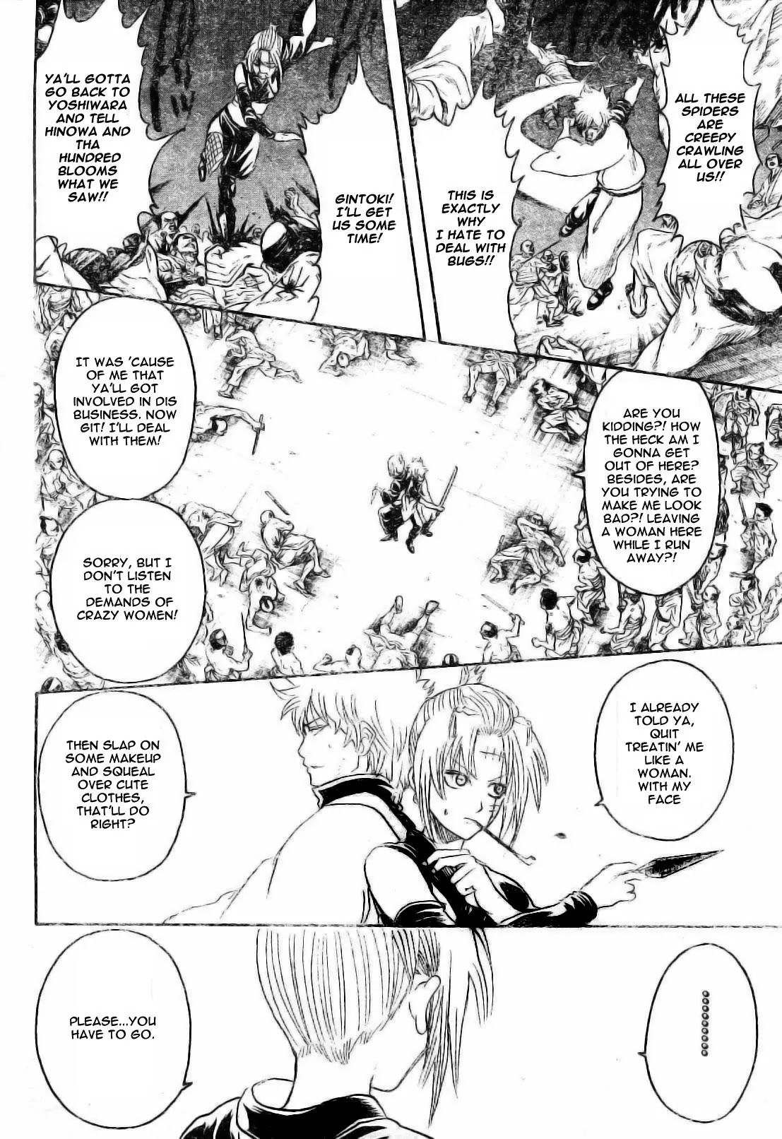 Gintama Chapter 255 page 7 - Chapter 255 : Get Caught Up In The Spider's Web, And You'll Be Hard Pressed To Escape