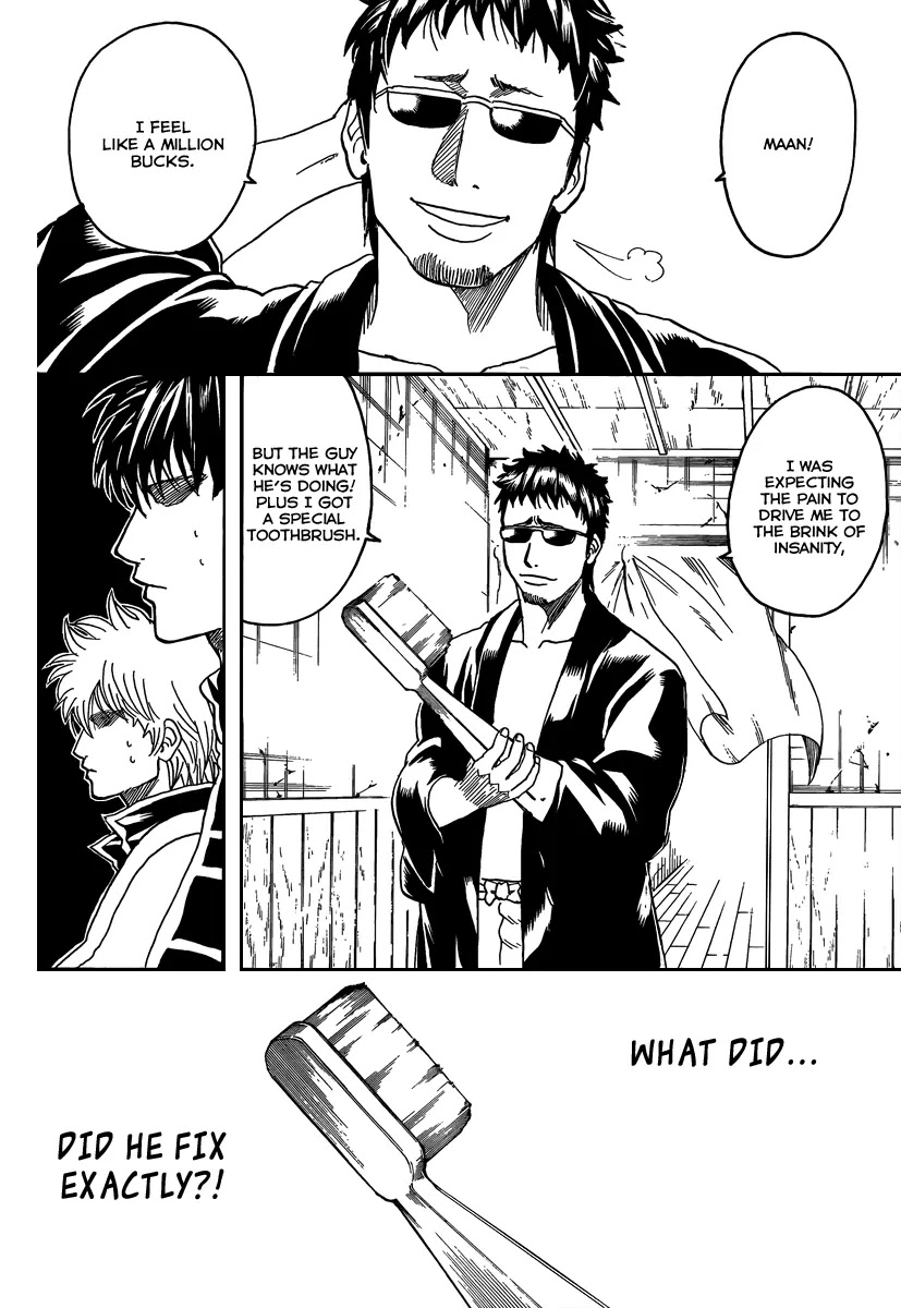 Gintama Chapter 263 page 14 - Chapter 263 : Going to the dentist only gets harder with age