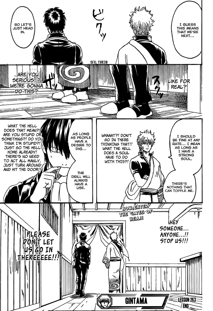 Gintama Chapter 263 page 19 - Chapter 263 : Going to the dentist only gets harder with age