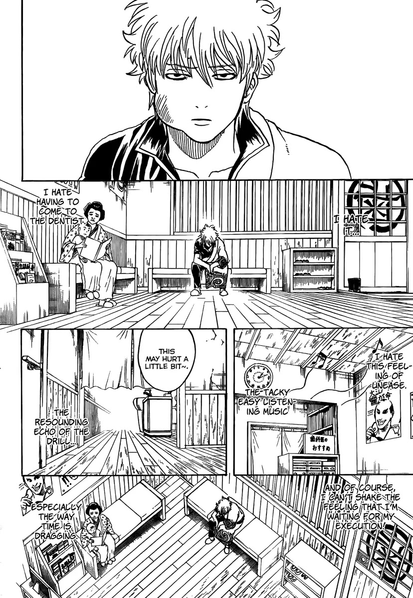 Gintama Chapter 263 page 4 - Chapter 263 : Going to the dentist only gets harder with age