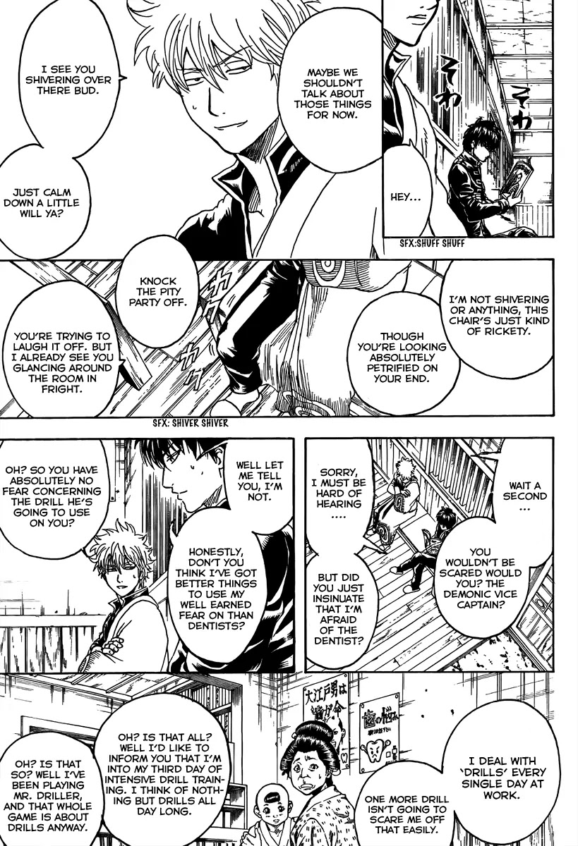 Gintama Chapter 263 page 9 - Chapter 263 : Going to the dentist only gets harder with age