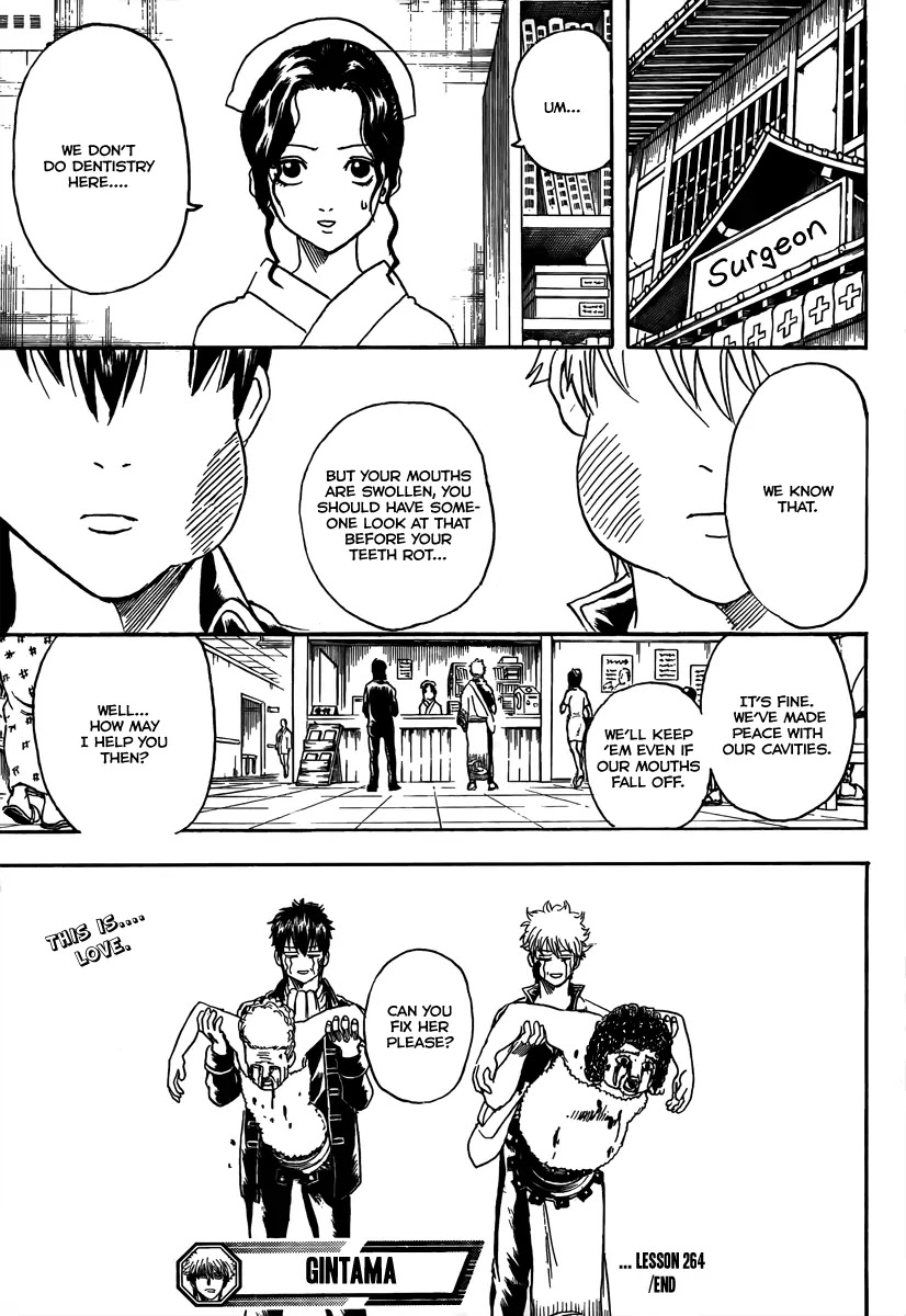 Gintama Chapter 264 page 19 - Chapter 264 : The bigger the areola is, the bigger a person can be