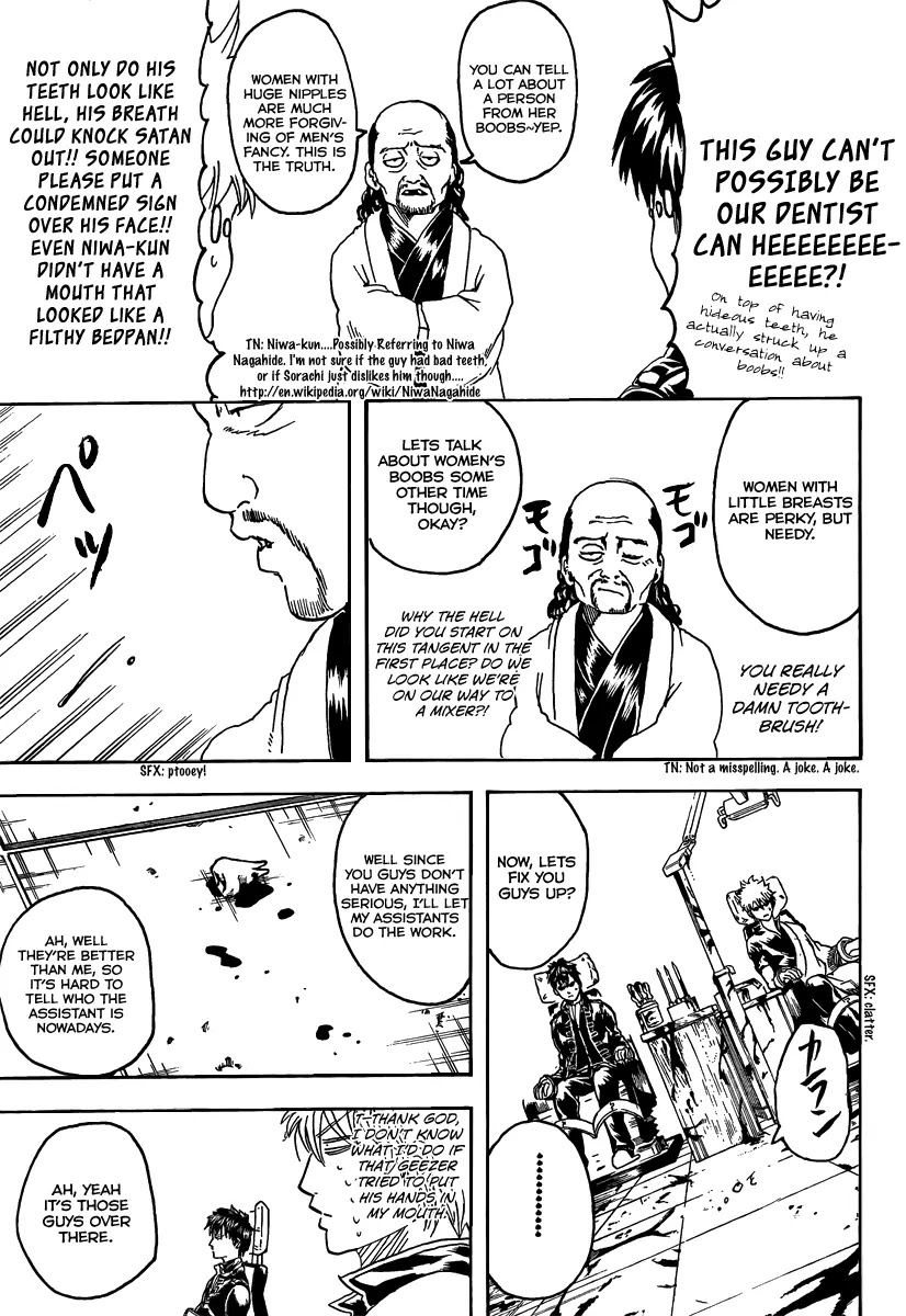 Gintama Chapter 264 page 5 - Chapter 264 : The bigger the areola is, the bigger a person can be