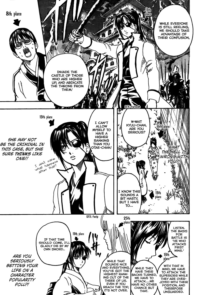 Gintama Chapter 265 page 19 - Chapter 265 : Character Polls and The Like are Crap