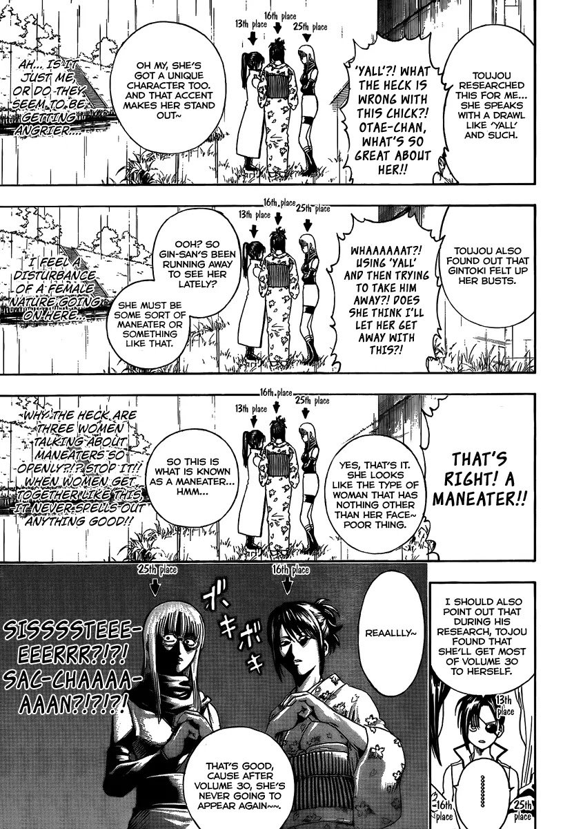 Gintama Chapter 265 page 21 - Chapter 265 : Character Polls and The Like are Crap