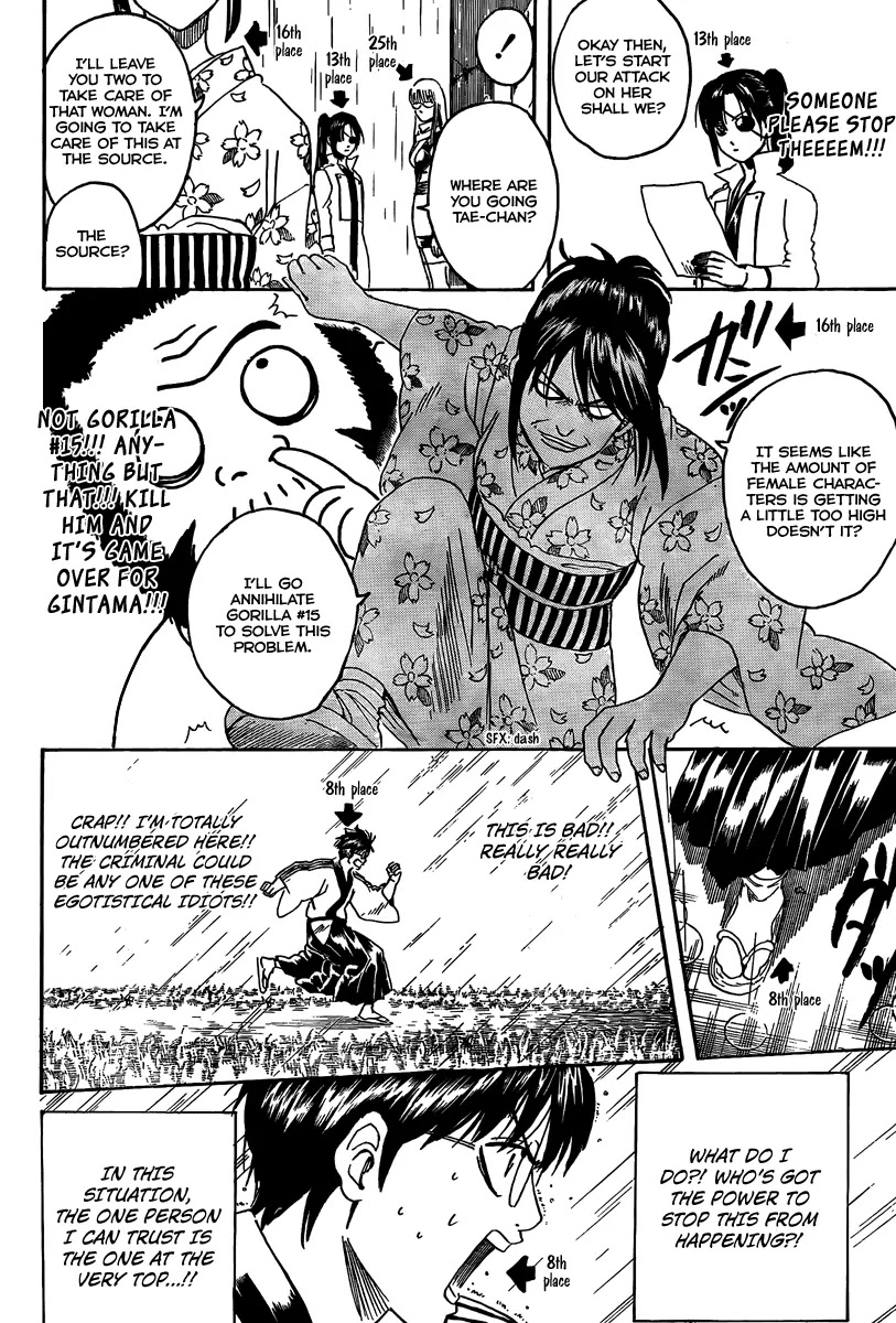 Gintama Chapter 265 page 22 - Chapter 265 : Character Polls and The Like are Crap