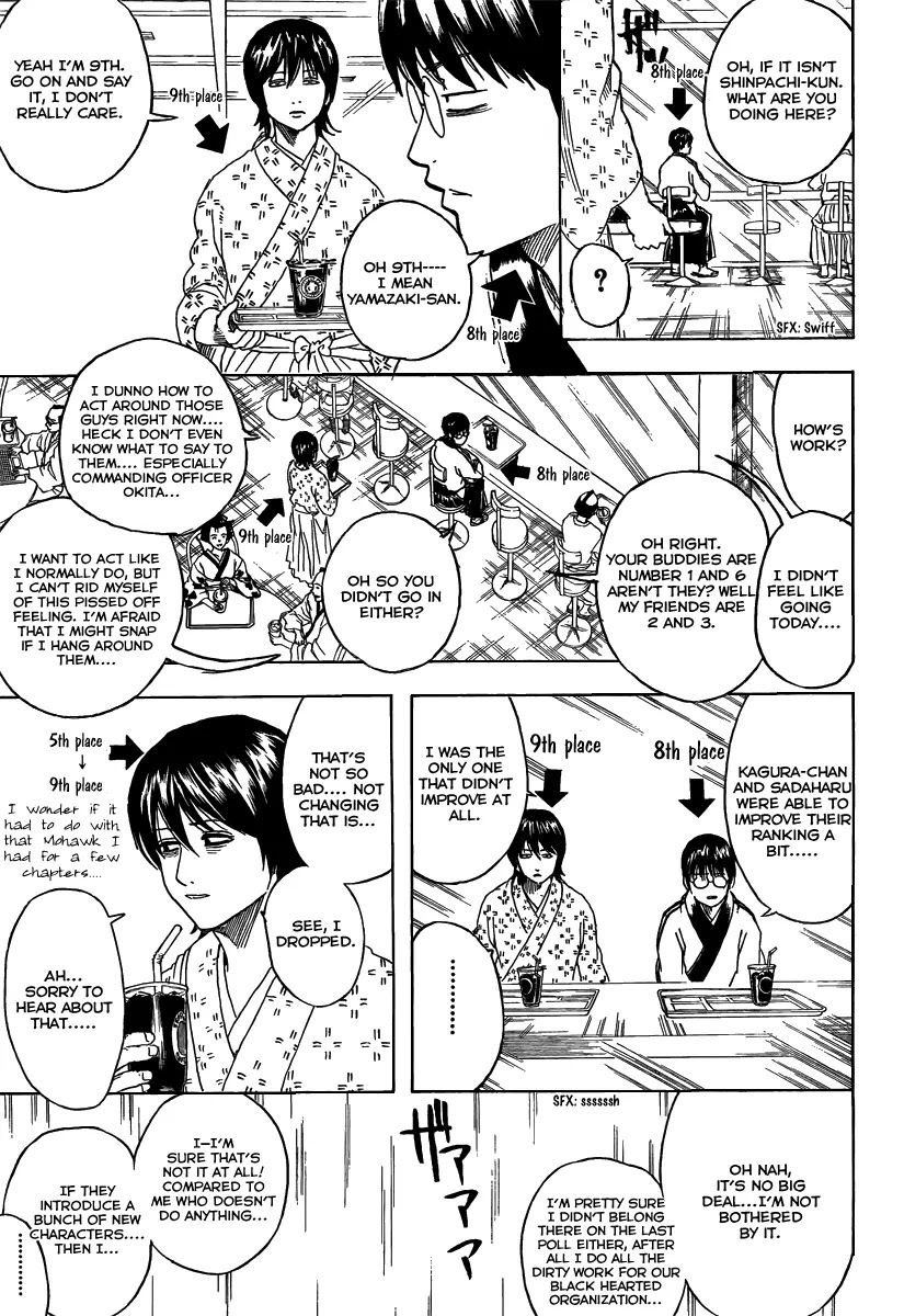 Gintama Chapter 265 page 7 - Chapter 265 : Character Polls and The Like are Crap