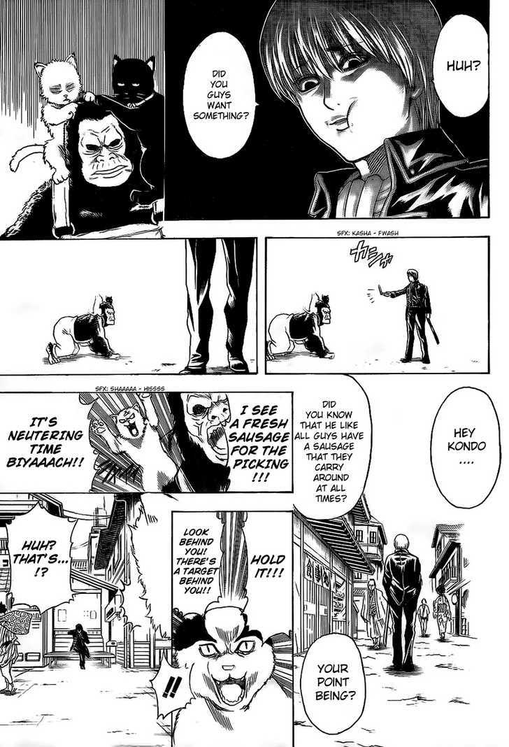 Gintama Chapter 276 page 13 - Chapter 276 : Look Behind You Shimura' Actually Means Watch Your Back, Shimura's Coming!!