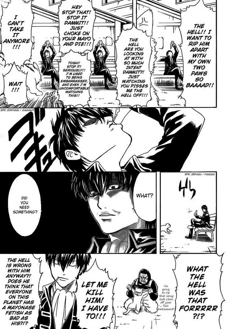 Gintama Chapter 276 page 15 - Chapter 276 : Look Behind You Shimura' Actually Means Watch Your Back, Shimura's Coming!!