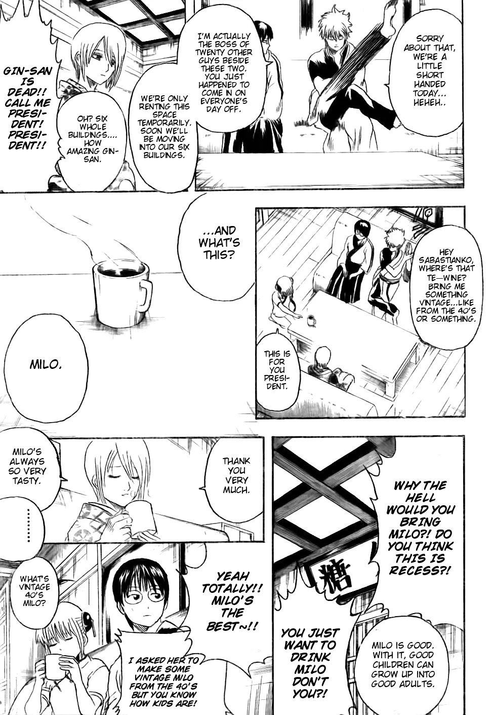 Gintama Chapter 282 page 5 - Chapter 282 : Even Rain Is Never Ending