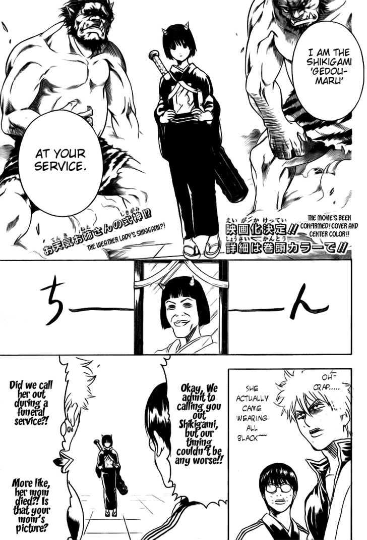 Gintama Chapter 283 page 3 - Chapter 283 : The Expectations For A Movie Are Proportionate To The Height Of The Seating In The Theater.