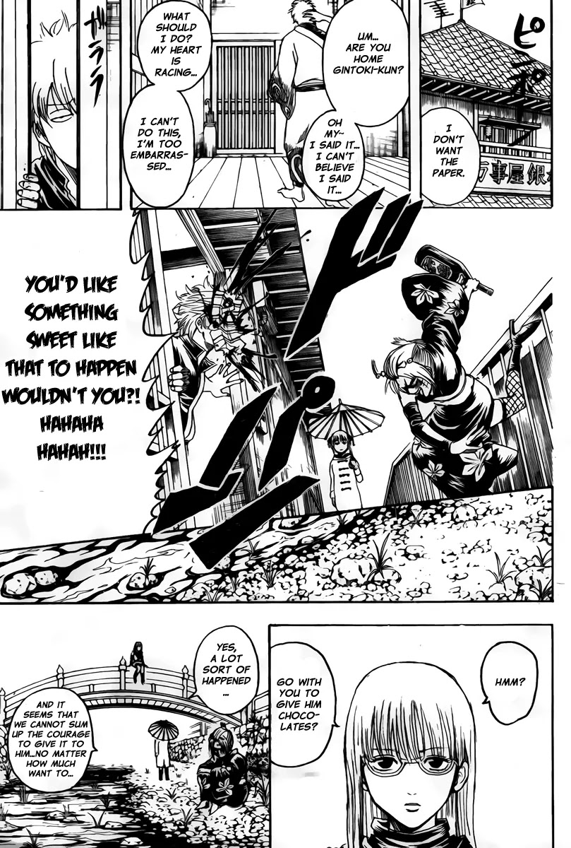 Gintama Chapter 295 page 12 - Chapter 295 : Cocoa Over Hearts