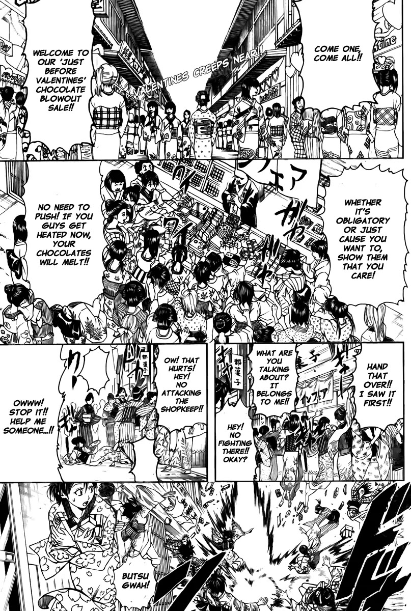 Gintama Chapter 295 page 2 - Chapter 295 : Cocoa Over Hearts