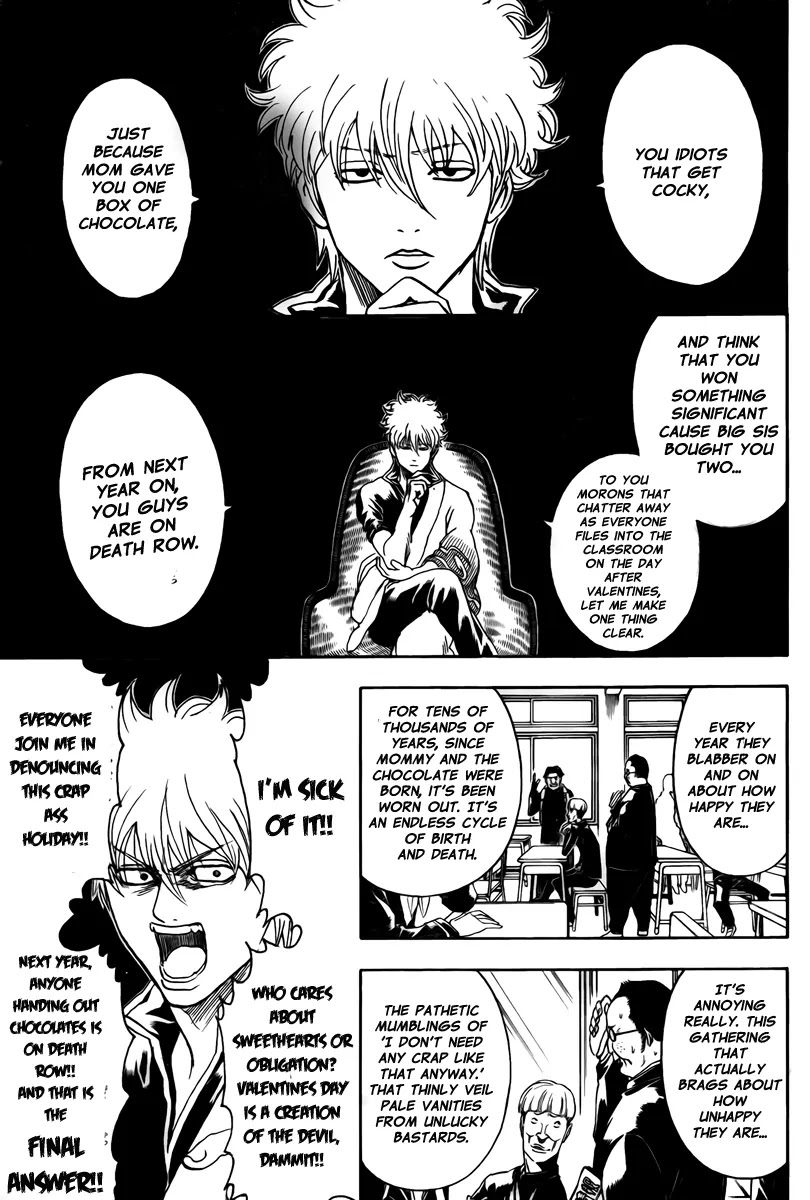 Gintama Chapter 295 page 6 - Chapter 295 : Cocoa Over Hearts
