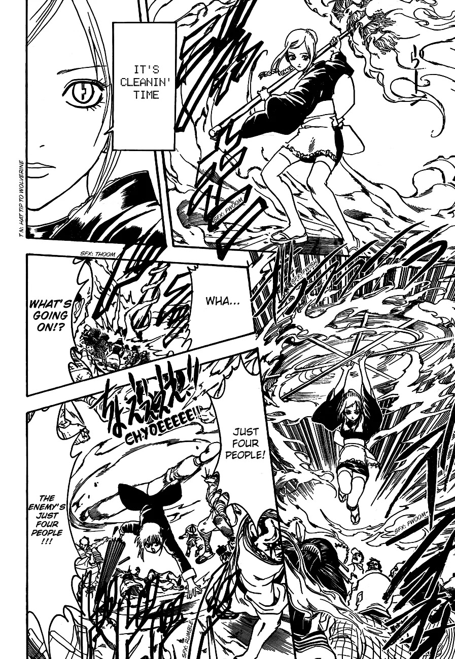 Gintama Chapter 303 page 10 - Chapter 303 : Bonds that can't be cut by 30 volumes' worth of enemies