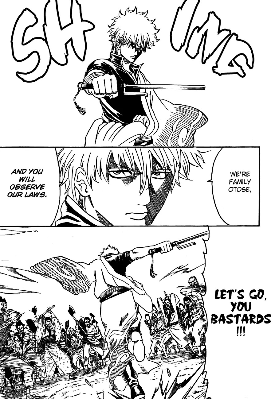 Gintama Chapter 303 page 5 - Chapter 303 : Bonds that can't be cut by 30 volumes' worth of enemies