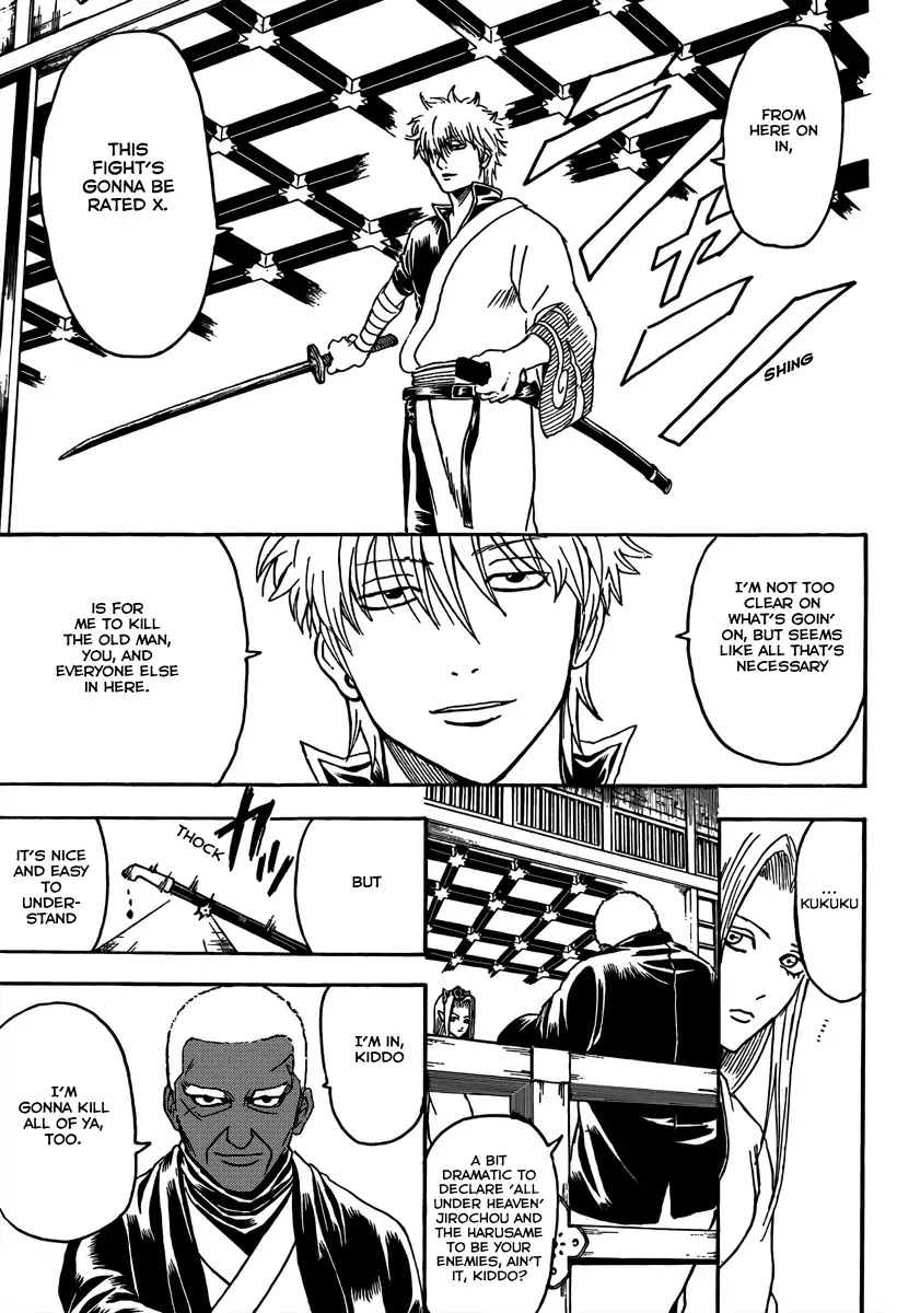 Gintama Chapter 306 page 10 - Chapter 306 : Stubborn, Shameless, Forceful, Flexible