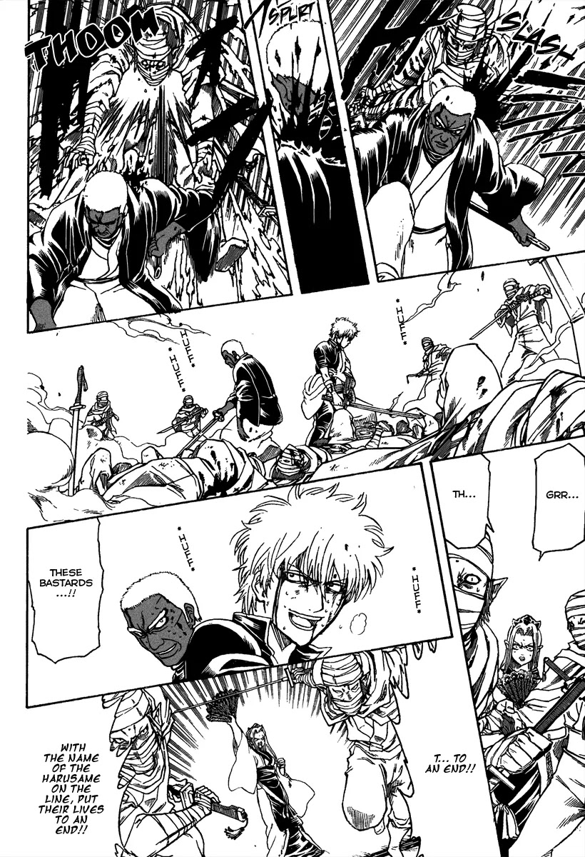 Gintama Chapter 307 page 14 - Chapter 307 : Battle Of The Monkey Lords