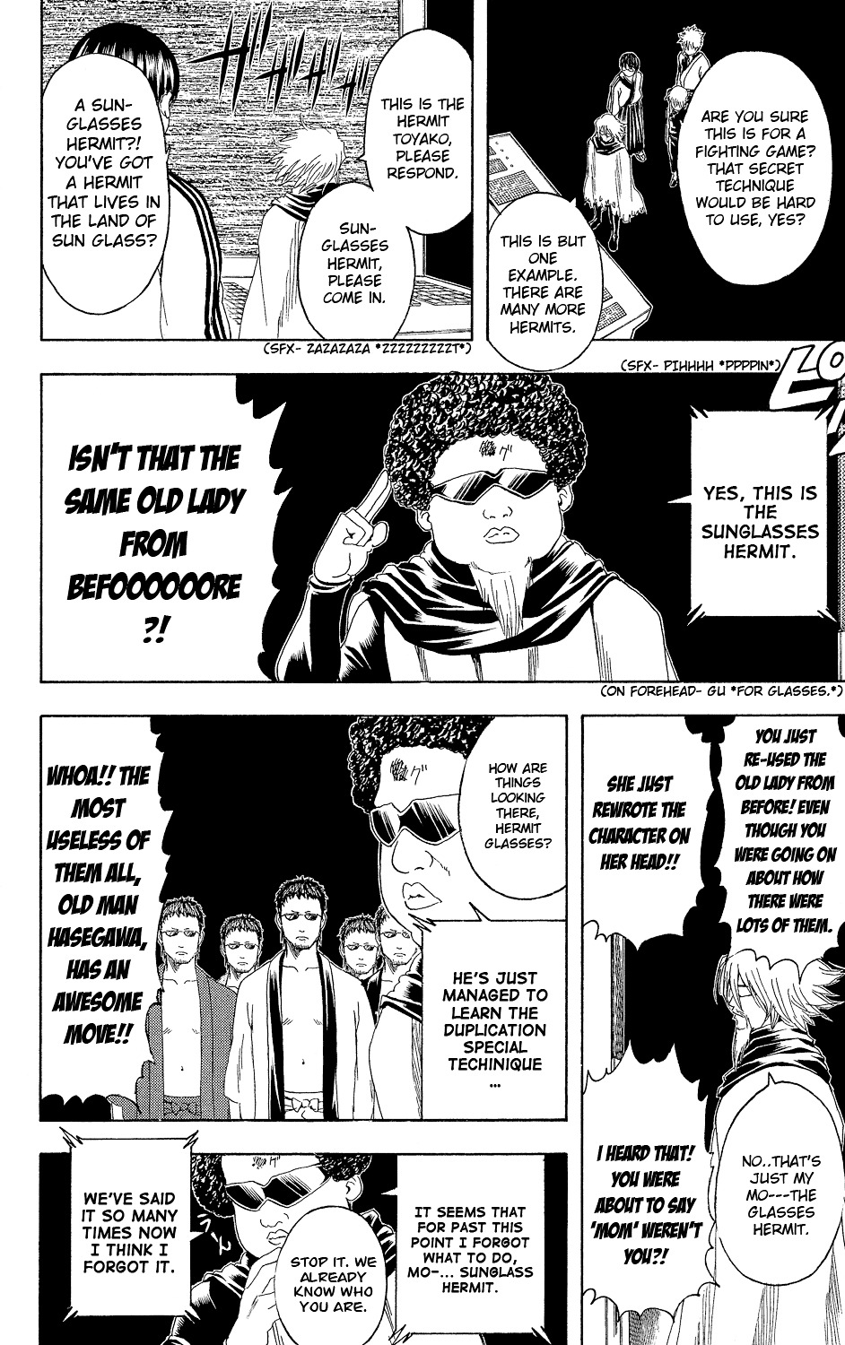 Gintama Chapter 312 page 10 - Chapter 312 : Super Special Techniques That Are Too Hard to Command Don't Work