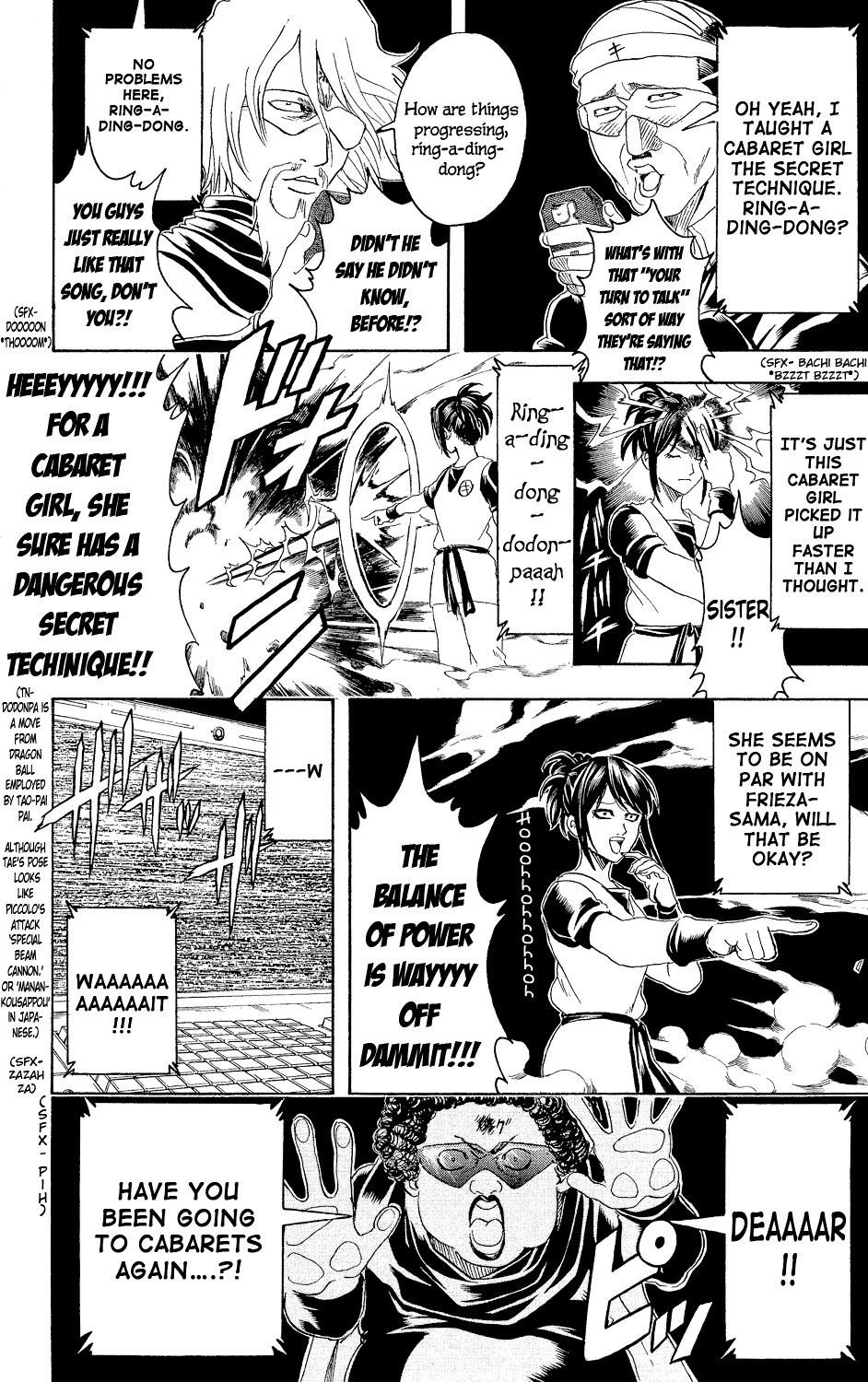 Gintama Chapter 312 page 12 - Chapter 312 : Super Special Techniques That Are Too Hard to Command Don't Work