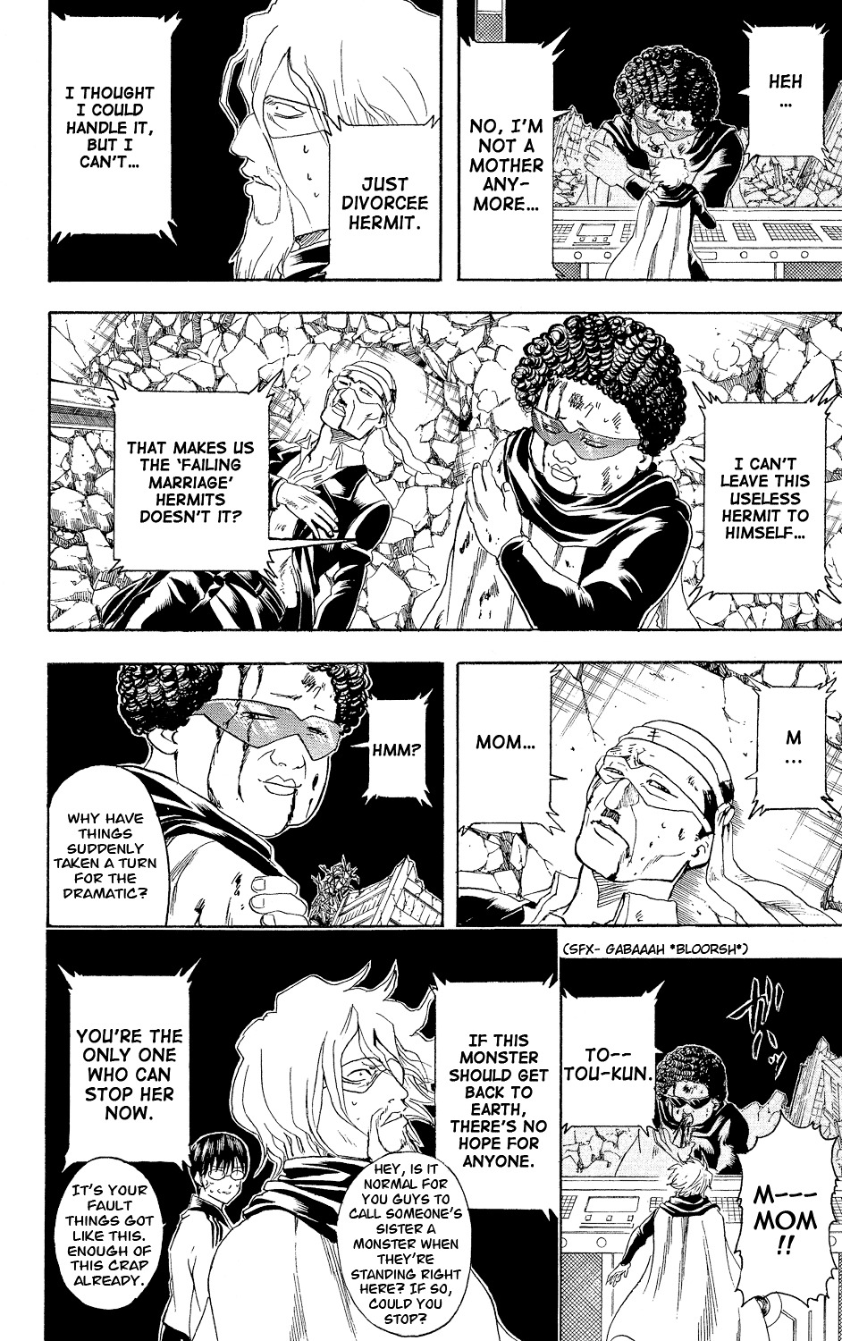 Gintama Chapter 312 page 16 - Chapter 312 : Super Special Techniques That Are Too Hard to Command Don't Work