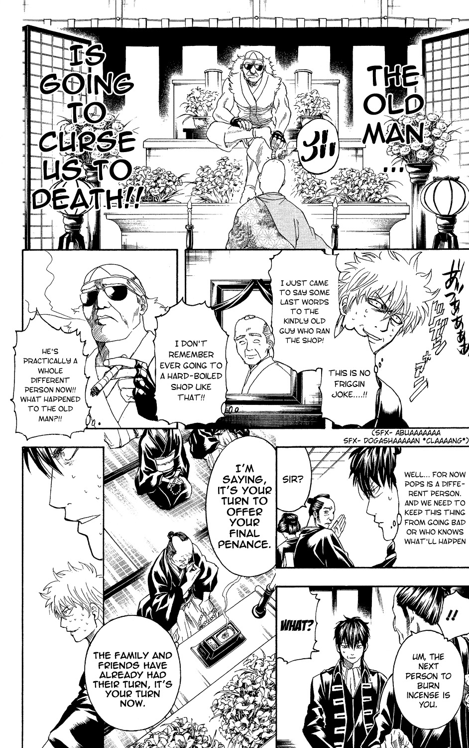 Gintama Chapter 316 page 10 - Chapter 316 : Going To A Funeral For The First Time And Being Surprised Everyone I...