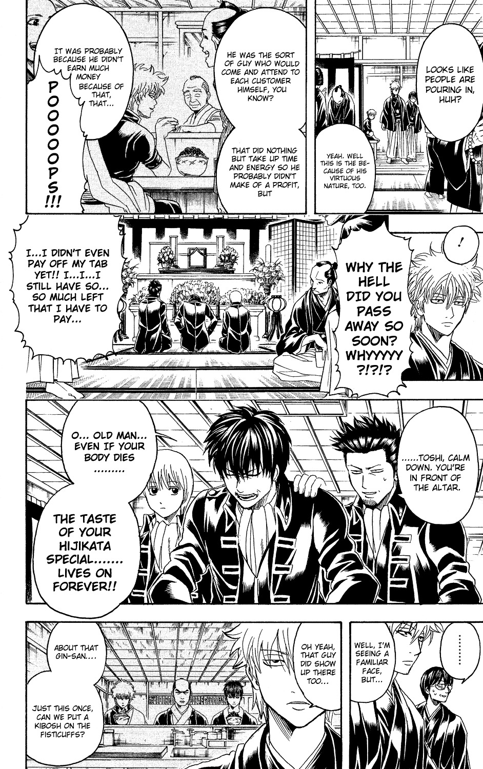 Gintama Chapter 316 page 2 - Chapter 316 : Going To A Funeral For The First Time And Being Surprised Everyone I...