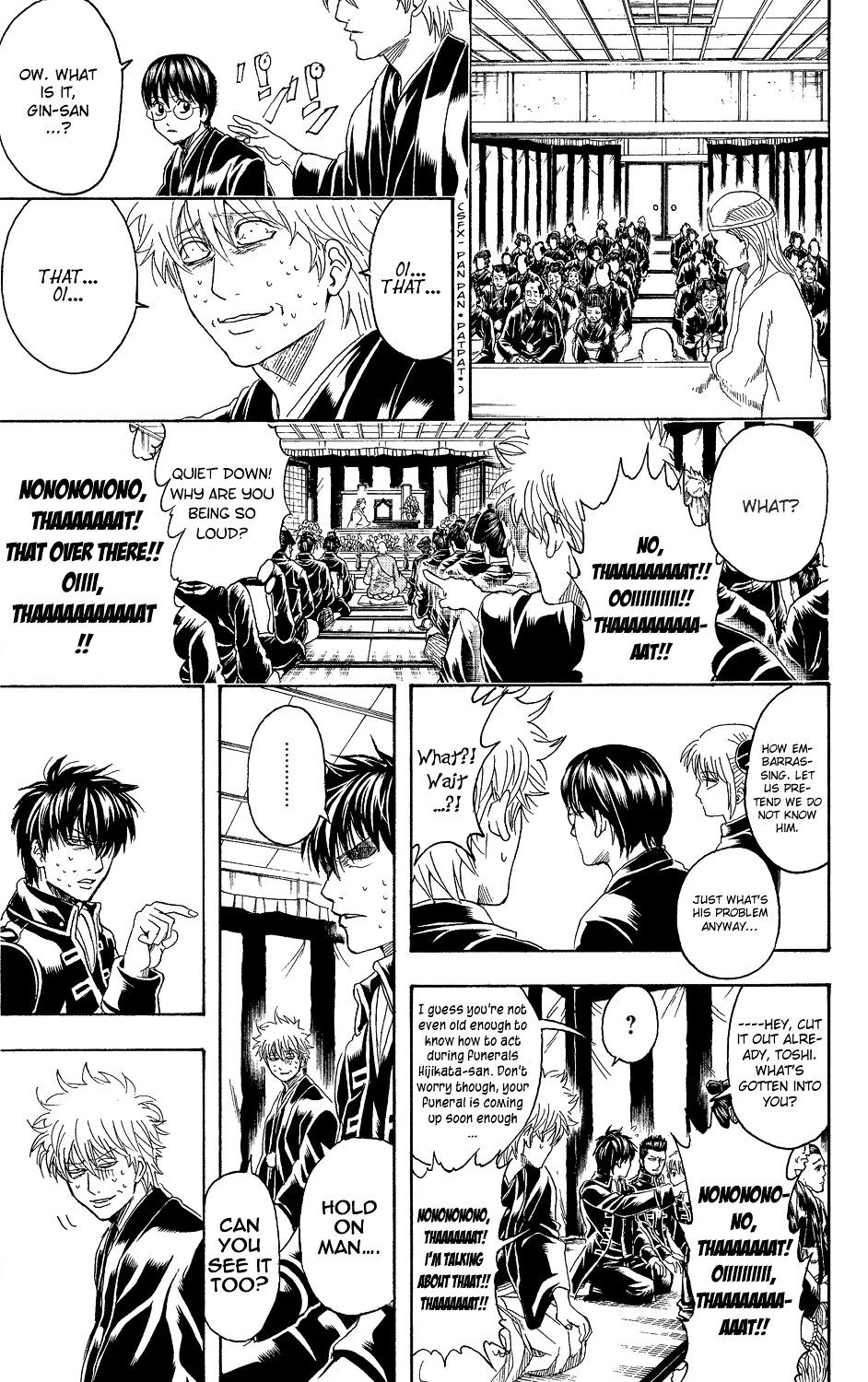 Gintama Chapter 316 page 5 - Chapter 316 : Going To A Funeral For The First Time And Being Surprised Everyone I...