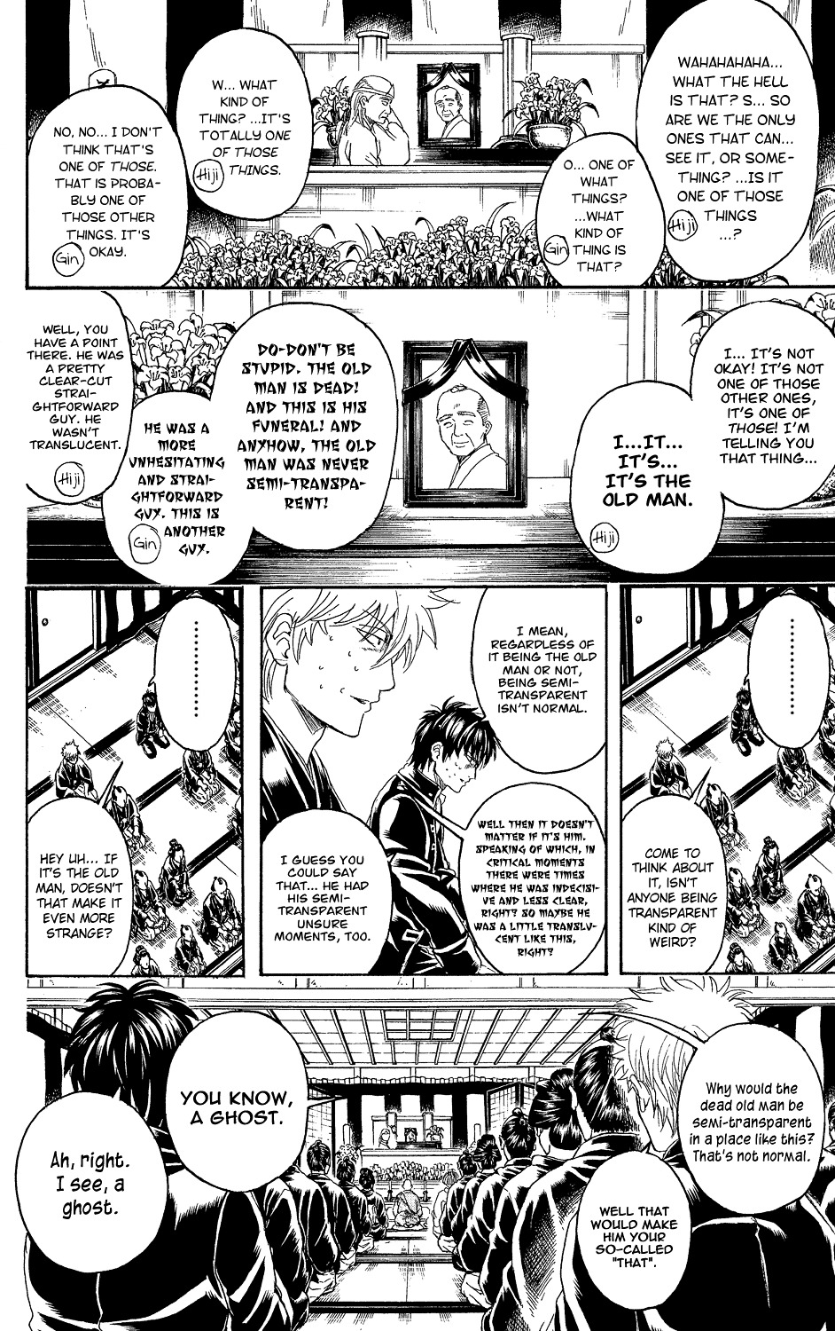 Gintama Chapter 316 page 6 - Chapter 316 : Going To A Funeral For The First Time And Being Surprised Everyone I...
