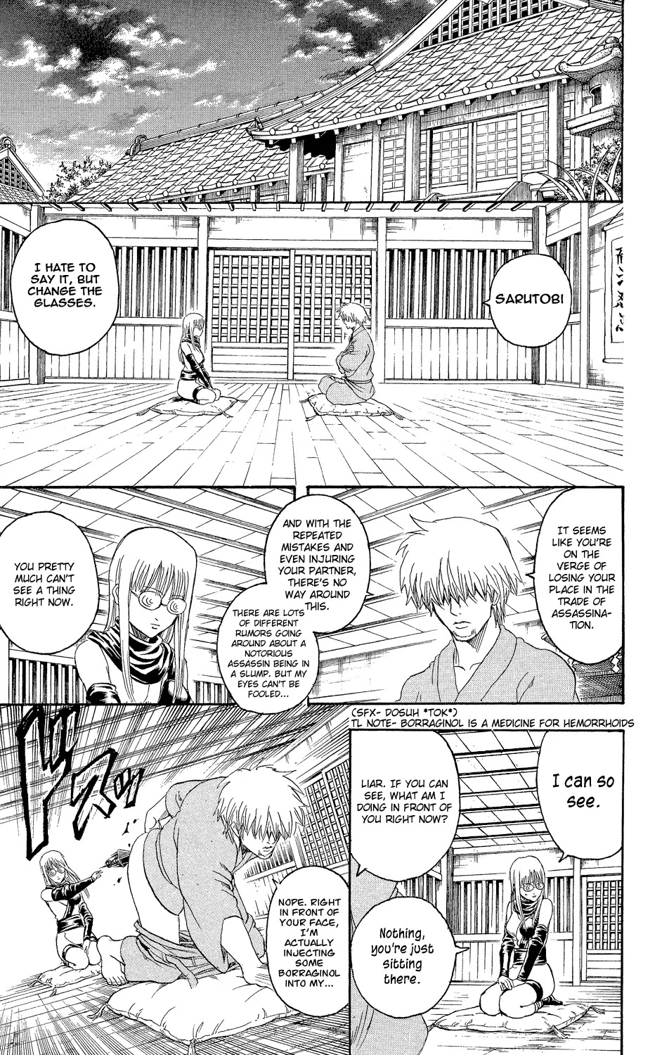 Gintama Chapter 318 page 15 - Chapter 318 : Glasses Are a Part of the Soul