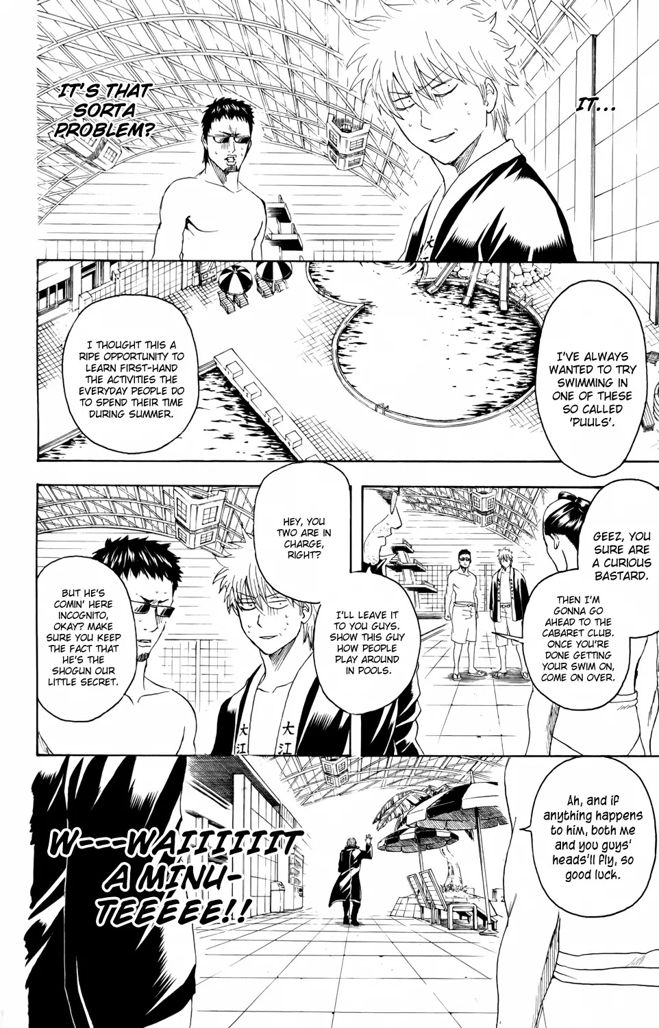 Gintama Chapter 323 page 2 - Chapter 323 : You Can't Say Pool Without Porori