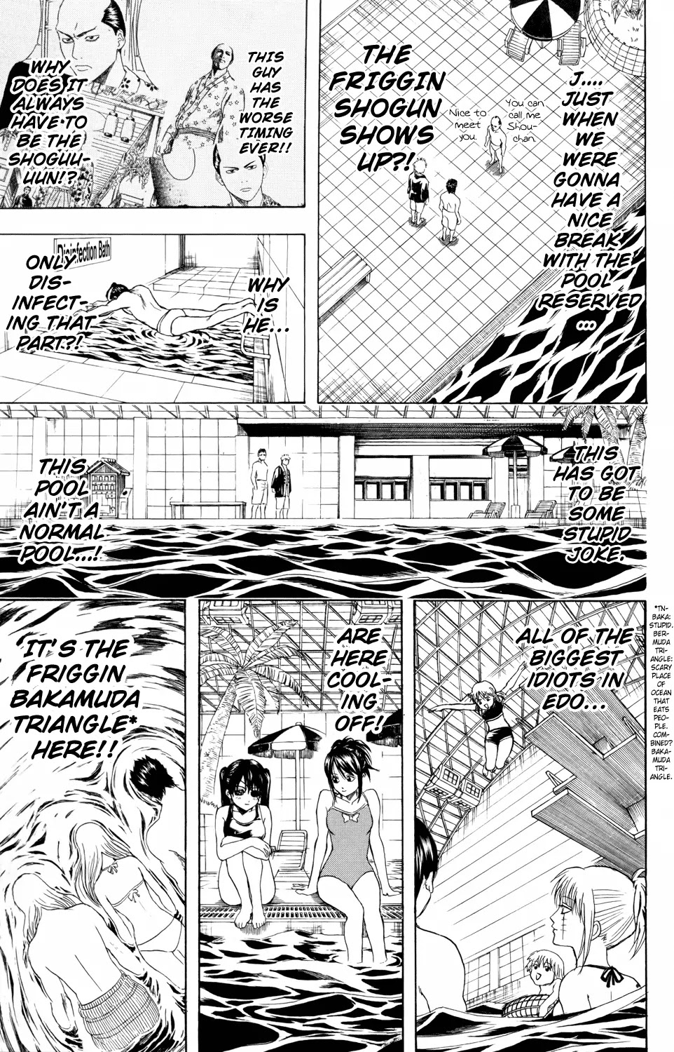 Gintama Chapter 323 page 3 - Chapter 323 : You Can't Say Pool Without Porori