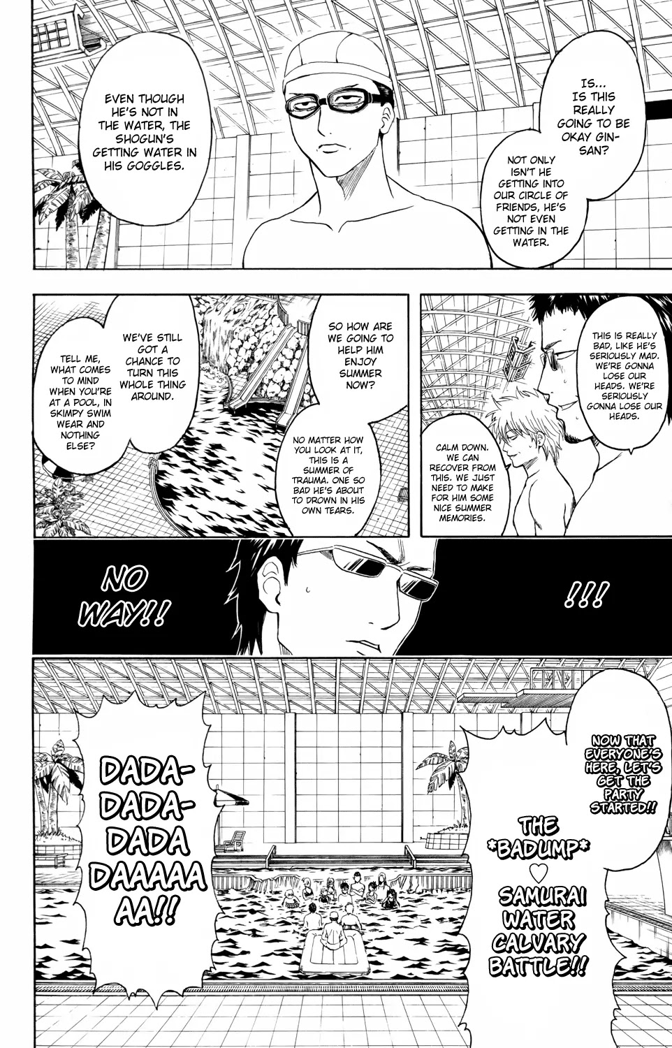 Gintama Chapter 323 page 8 - Chapter 323 : You Can't Say Pool Without Porori