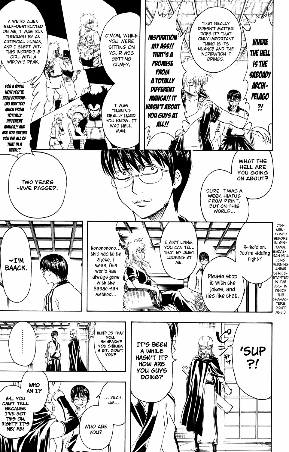 Gintama Chapter 324 page 5 - Chapter 324 : Right After Summer Vacation Everyone Looks A Little More Adult