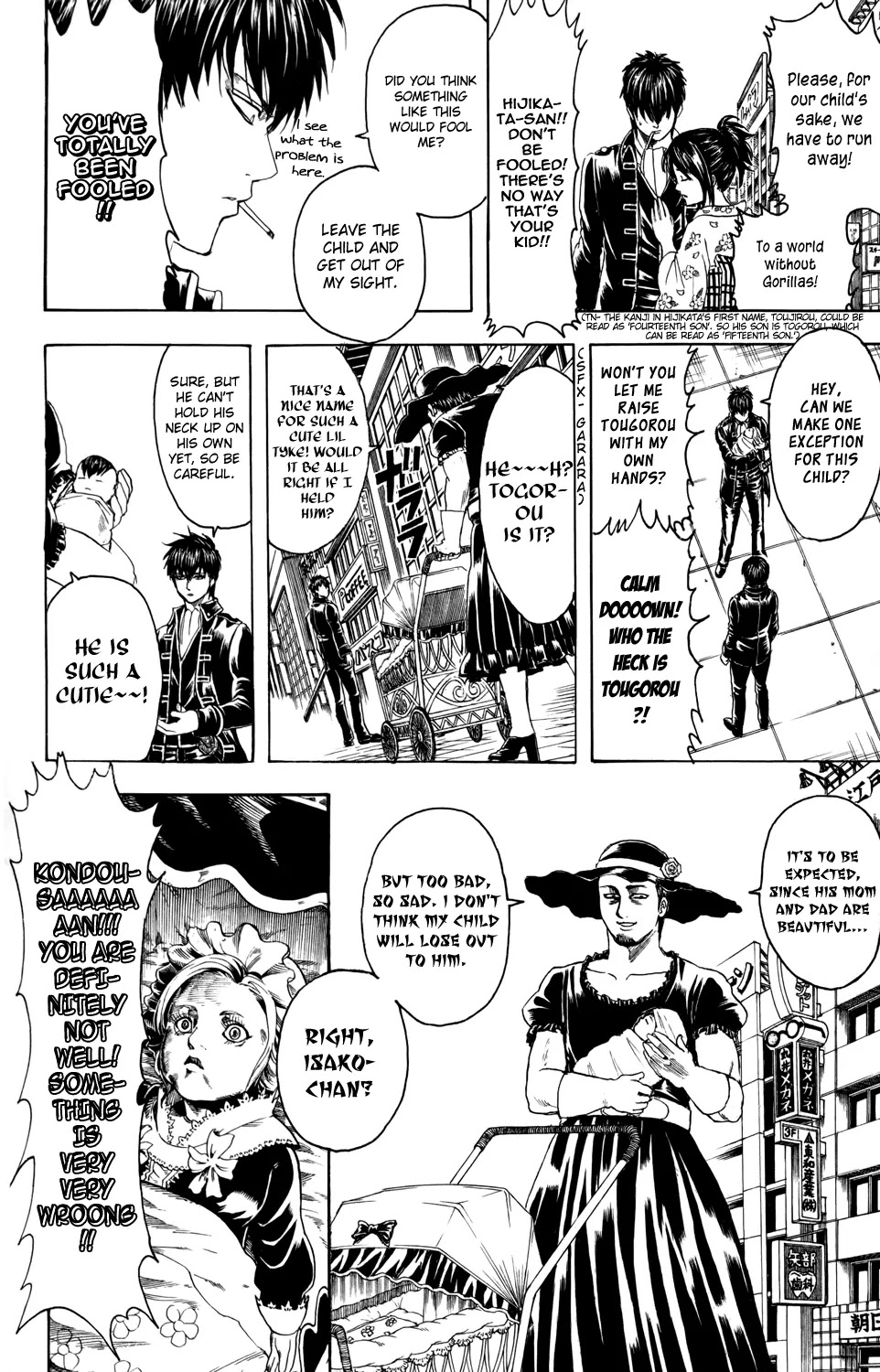 Gintama Chapter 326 page 14 - Chapter 326 : Right after Goldenweek Ends, if You Can See It, You Can See It