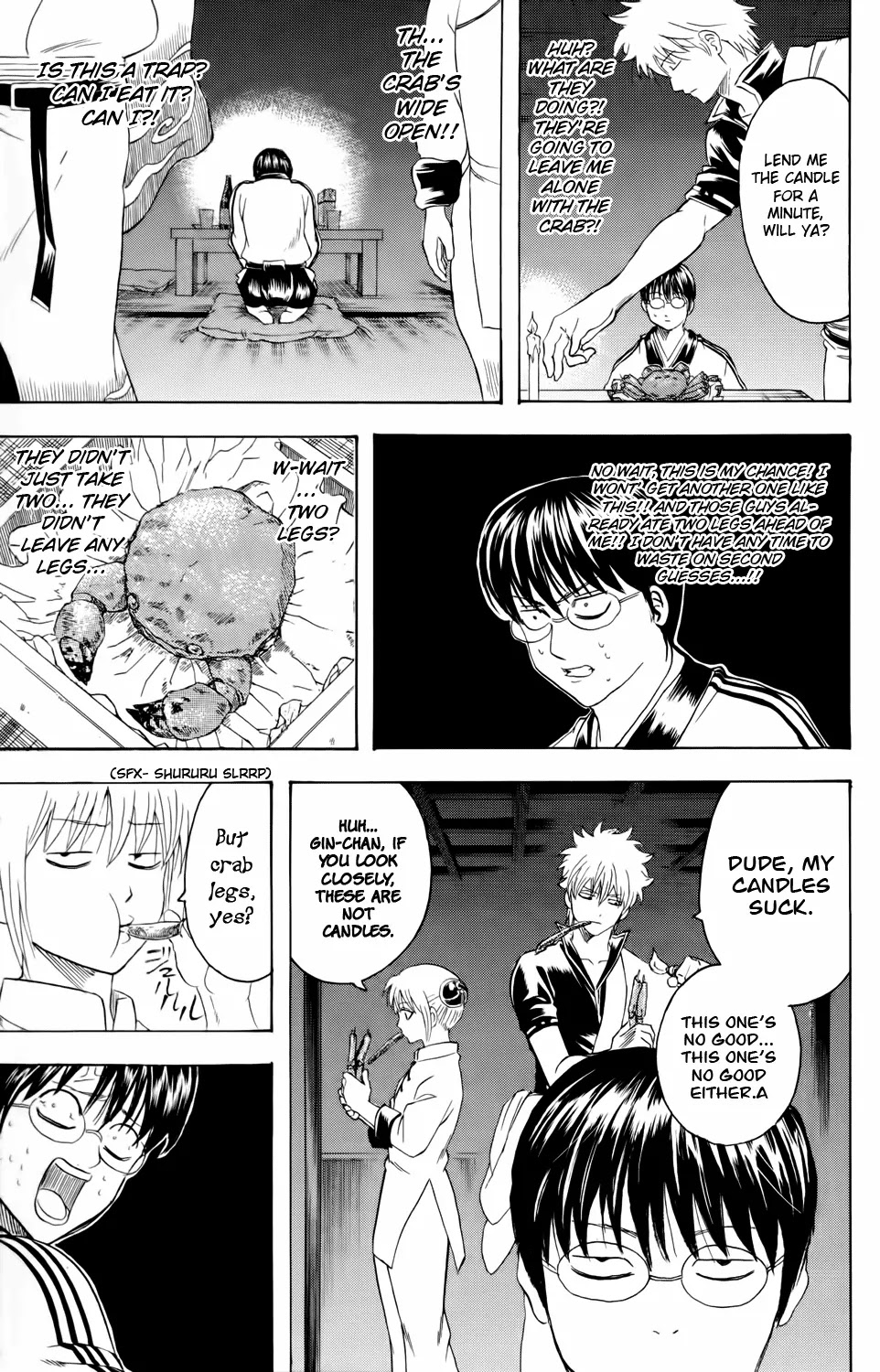 Gintama Chapter 327 page 9 - Chapter 327 : Candles Are a Bit Exciting Aren't They?