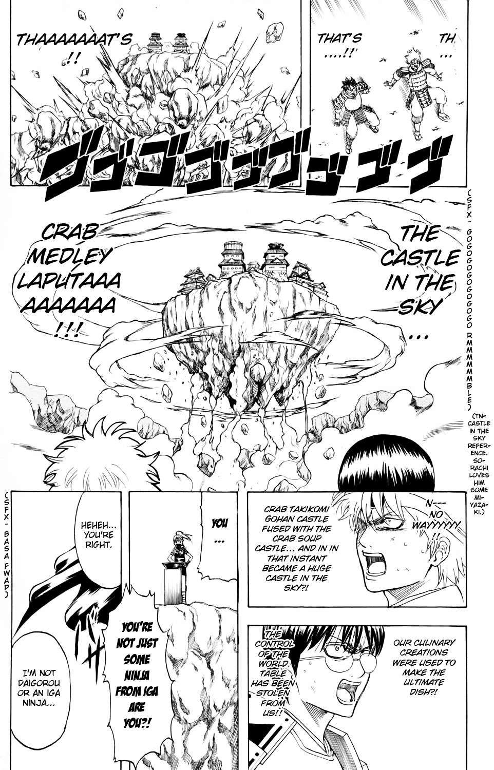 Gintama Chapter 328 page 15 - Chapter 328 : Crab Claws are Pincers that Sever Bonds