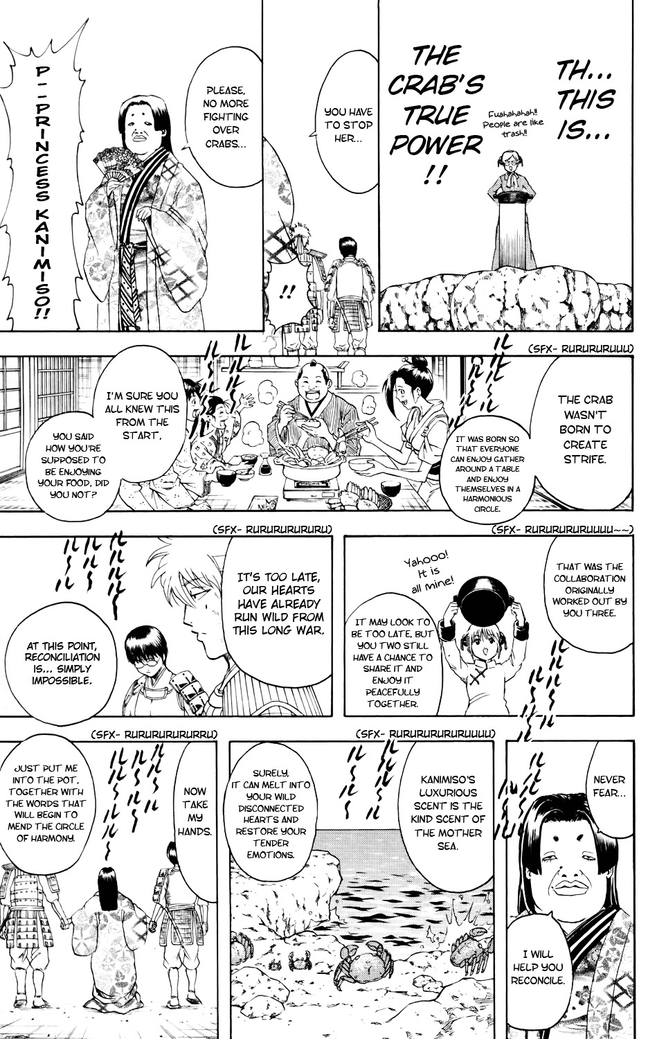 Gintama Chapter 328 page 17 - Chapter 328 : Crab Claws are Pincers that Sever Bonds
