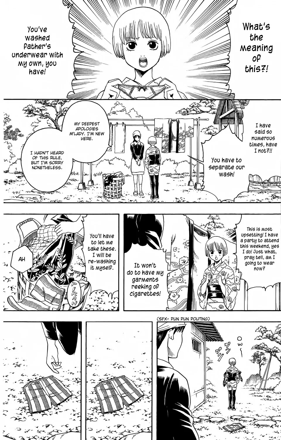 Gintama Chapter 329 page 13 - Chapter 329 : An Old Guy's Home Situation Is Usually Pretty Tough