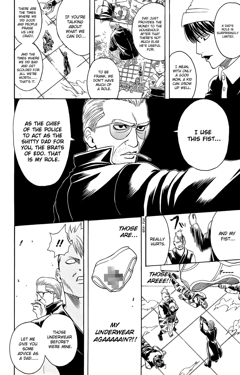 Gintama Chapter 330 page 16 - Chapter 330 : The Old Man Is Surprisingly Soft Heart
