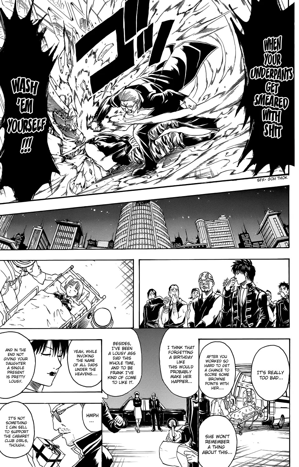 Gintama Chapter 330 page 17 - Chapter 330 : The Old Man Is Surprisingly Soft Heart