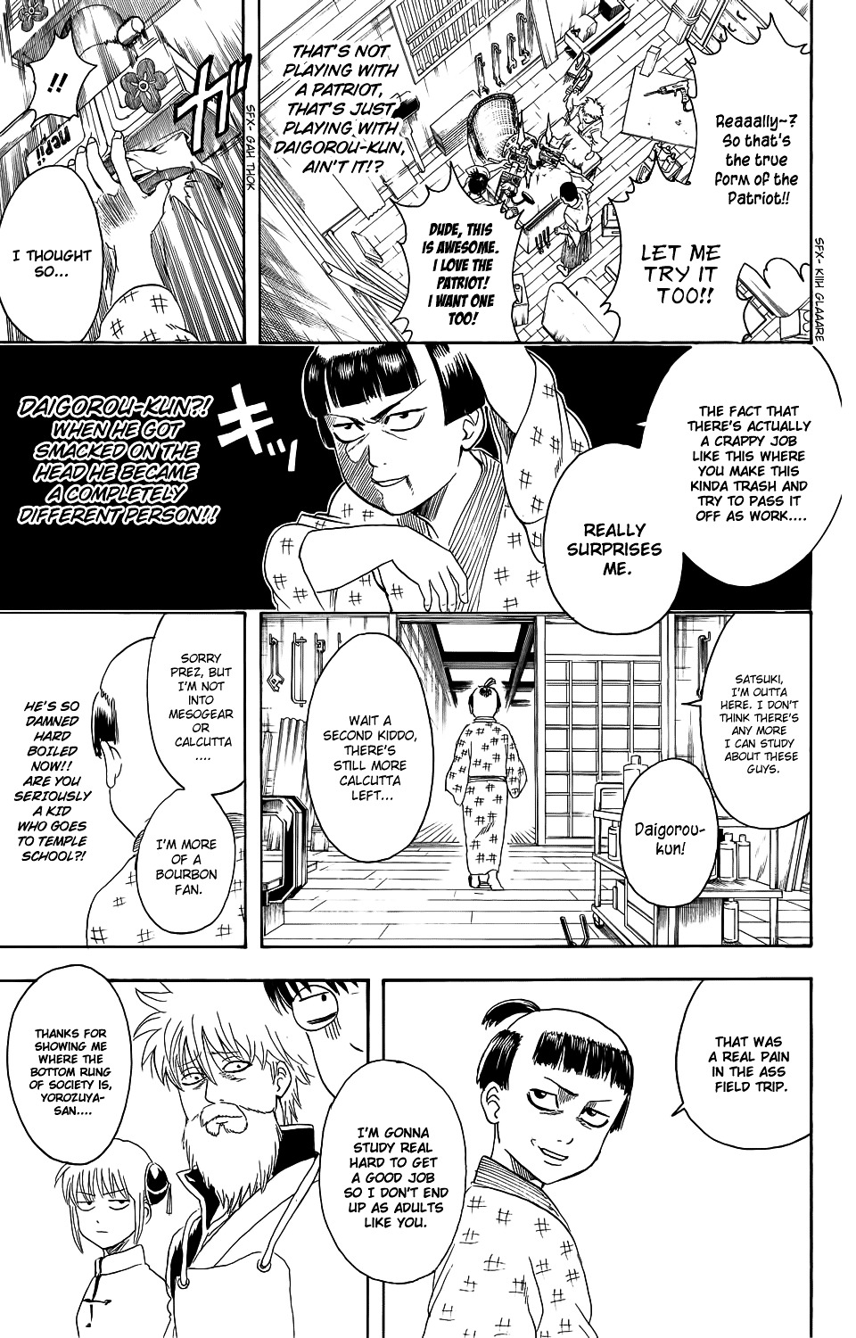Gintama Chapter 331 page 12 - Chapter 331 : Field Trips Are Often Learning Experiences Even for Adults