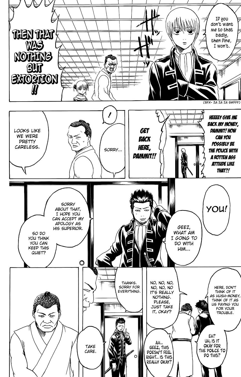 Gintama Chapter 333 page 14 - Chapter 333 : People Commit the Crime of Borrowing Without Returning Behind Other ...
