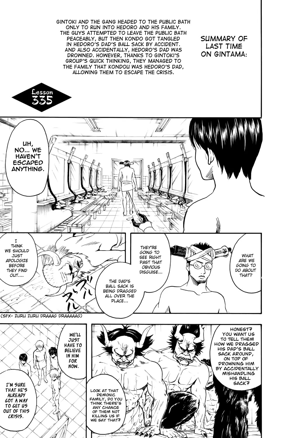 Gintama Chapter 335 page 10 - Chapter 335 : If Camilla Fans And Vidal Sasoon Fans And Timote Fans All Wash Each Others Backs, They're One