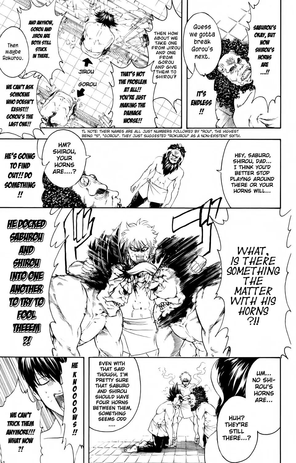 Gintama Chapter 335 page 24 - Chapter 335 : If Camilla Fans And Vidal Sasoon Fans And Timote Fans All Wash Each Others Backs, They're One