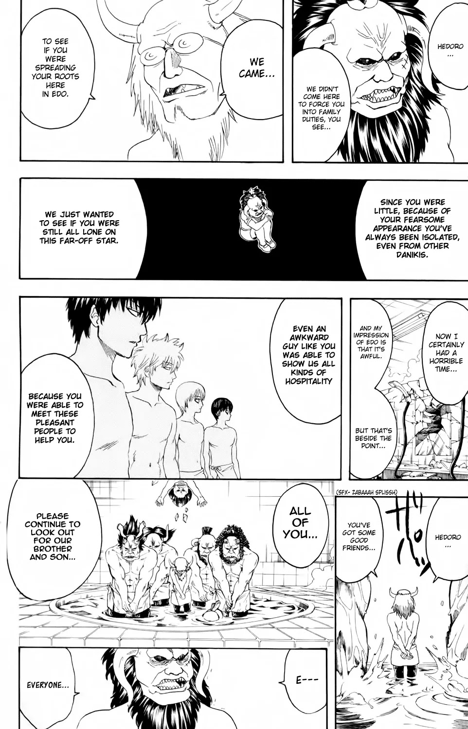 Gintama Chapter 335 page 27 - Chapter 335 : If Camilla Fans And Vidal Sasoon Fans And Timote Fans All Wash Each Others Backs, They're One