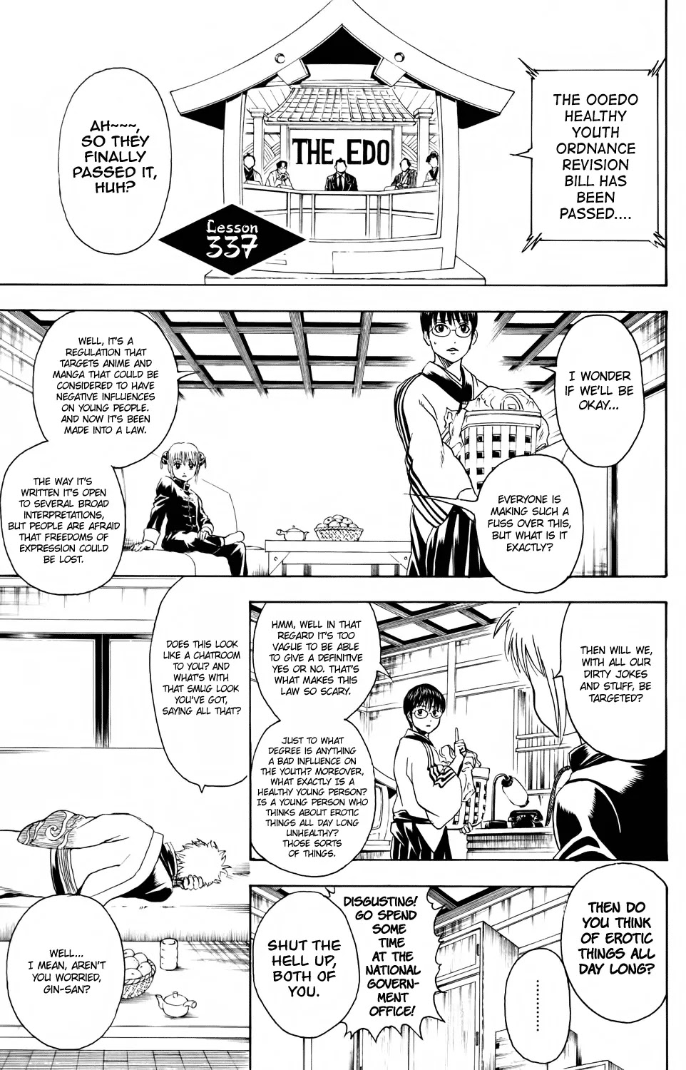 Gintama Chapter 337 page 1 - Chapter 337 : It'll Be Okay~