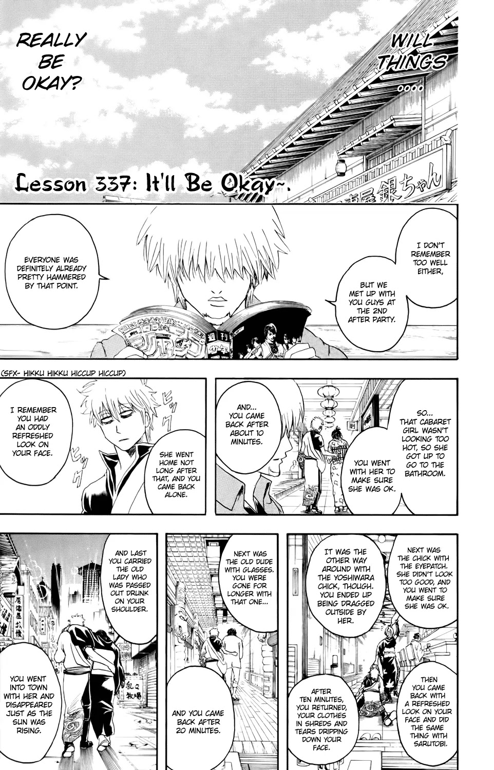 Gintama Chapter 337 page 3 - Chapter 337 : It'll Be Okay~